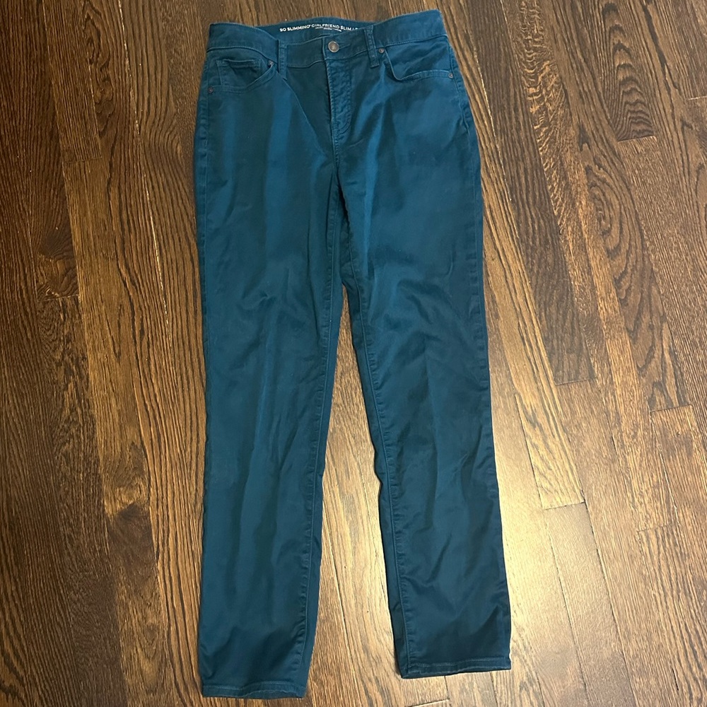 Chico’s Slim Leg Ankle Blue/Green Pants - Size 4 (Chicos size 0)